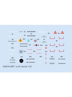 Eduard - Ju 87 stencils for HASEGAWA/TRUMPETER/REVELL