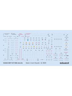 Eduard - Bf 109G stencils  REVELL/HASEGAWA
