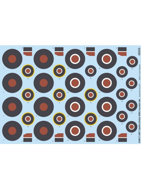 Eduard - Spitfire British WW2 roundels late 