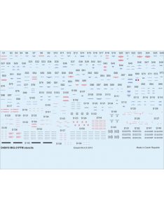 Eduard - MiG-21PFM stencils for Eduard 