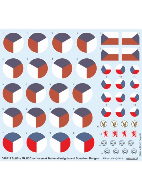 Eduard - Spitfire Mk.IX Czechoslovak National Ins 