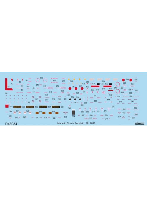 Eduard - P-51D stencils for Eduard 