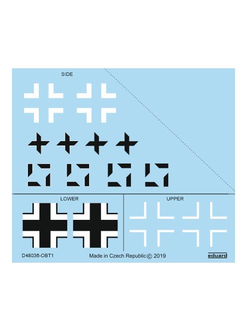 Eduard - Fw 190A-8/R2 national insignia for Eduard 