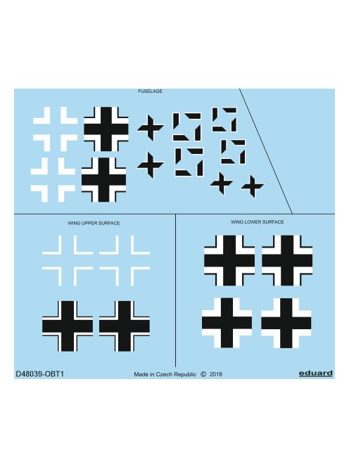 Eduard - Fw 190A-5 national insignia for Eduard 