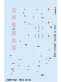 Eduard - F6F-5 stencils for Eduard