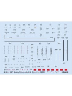 Eduard - Spitfire Mk.I stencils for Eduard