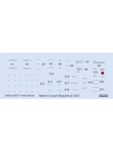Eduard - P-40N stencils for HASEGAWA