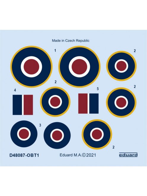 Eduard - Tempest Mk.II roundels for EDUARD/SPECIAL HOBBY