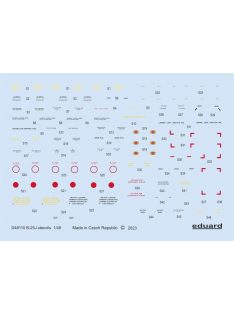 Eduard - B-25J stencils 1/48 HKM