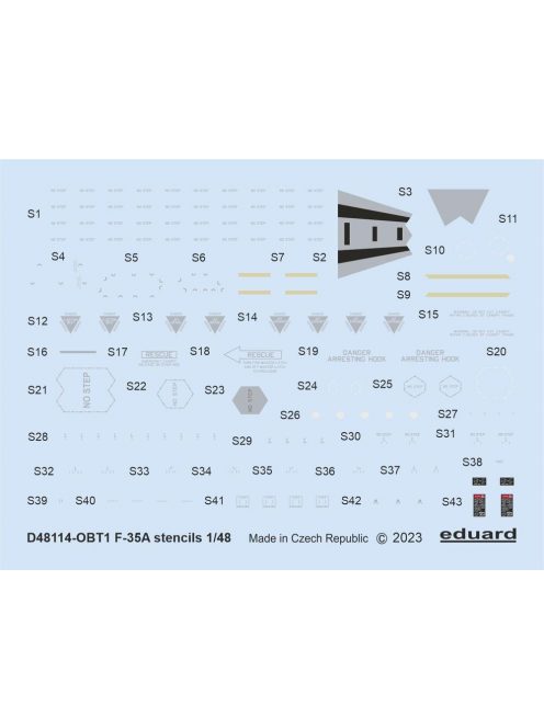 Eduard - F-35A stencils 1/48