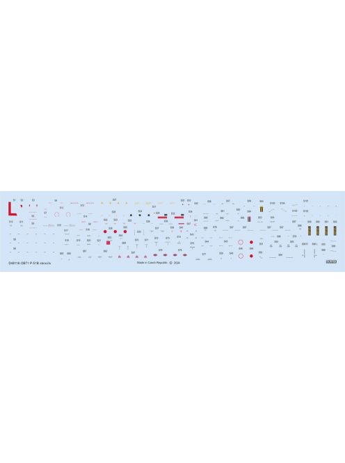 Eduard - P-51B stencils  EDUARD