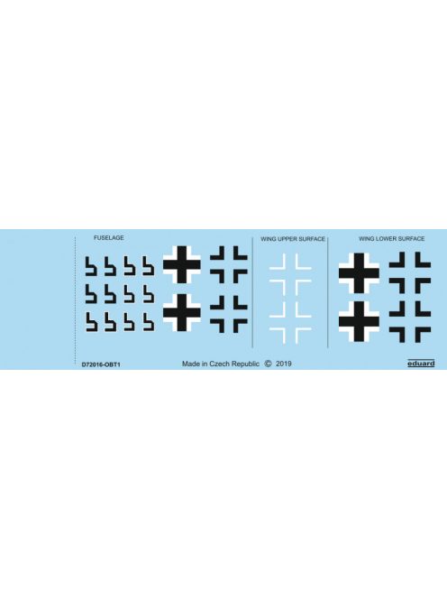 Eduard - Fw 190A-8 national insignia for Eduard 