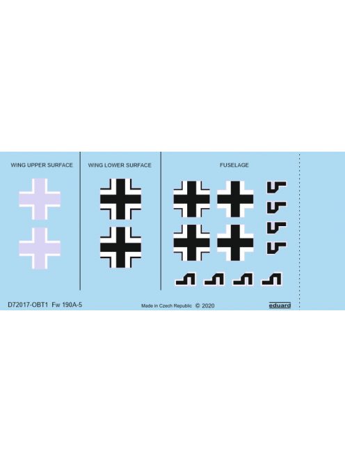 Eduard - Fw 190A-5 national insignia for Eduard