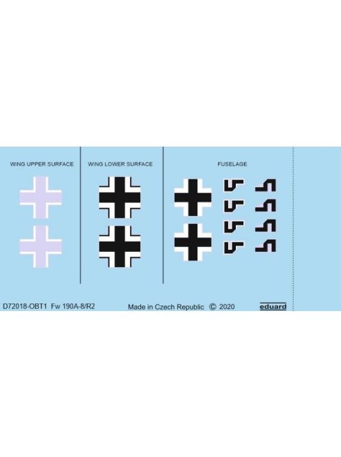 Eduard - Fw 190A-8/R2 national insignia f.Eduard