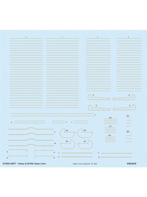 Eduard - Fokker D.VII rib tapes linen for Eduard