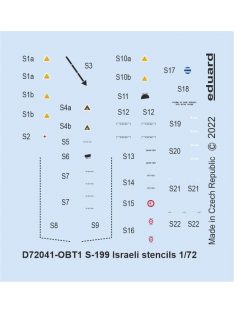 Eduard - S-199 Israeli Stencils