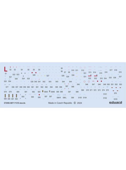 Eduard - P-51D stencils