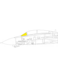   Eduard Accessories - F-14A windshield TFace  GREAT WALL HOBBY