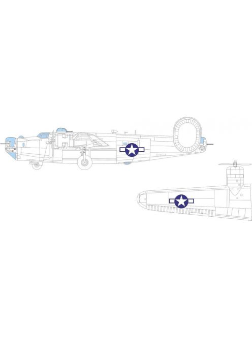 Eduard - B-24J US national insignia  HOBBY BOSS