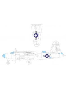 Eduard - B-26B Marauder national insignia  ICM