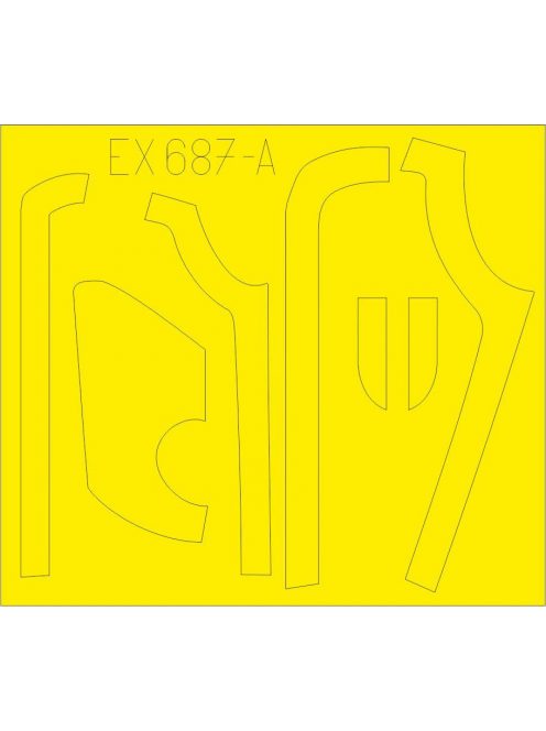 Eduard - B-17G antiglare panels (DL & BO production) for HKM