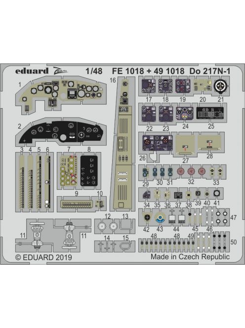 Eduard - Do 217N-1 for ICM 