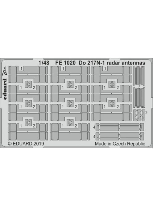 Eduard - Do 217N-1 radar antennas for ICM 