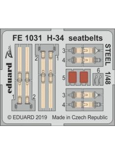 Eduard - H-34 seatbelts STEEL for Gallery Models 