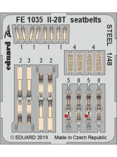 Eduard - Il-28T seatbelts STEEL for Bobcat 