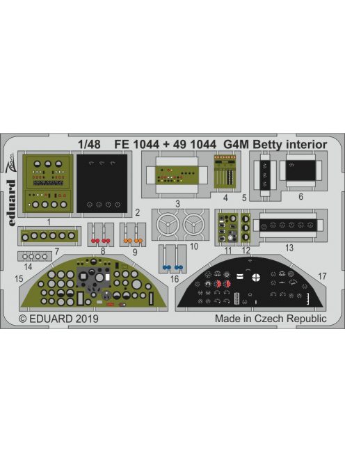 Eduard - G4M Betty interior for Tamiya 