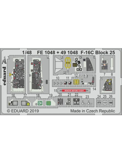 Eduard - F-16C Block 25 for Tamiya 