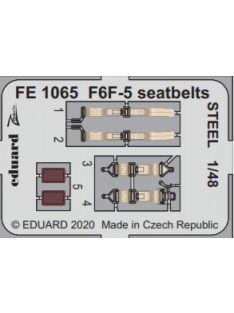 Eduard - F6F-5 seatbelts STEEL for Eduard