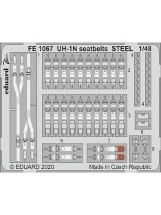 Eduard - UH-1N seatbelts STEEL for Kitty Hawk