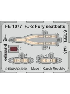 Eduard - FJ-2 Fury seatbelts STEEL for KittyHawk