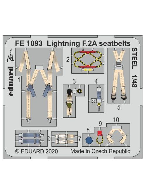 Eduard - Lightning F.2A seatbelts STEEL for Airfix