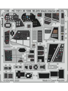 Eduard - Mi-24V black interior (Mi-35) for Zvezda