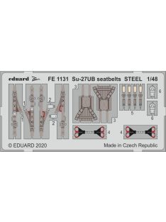 Eduard - Su-27UB seatbelts STEEL for Kitty Hawk