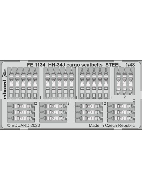 Eduard - HH-34J cargo seatbelts STEEL for Trumpeter