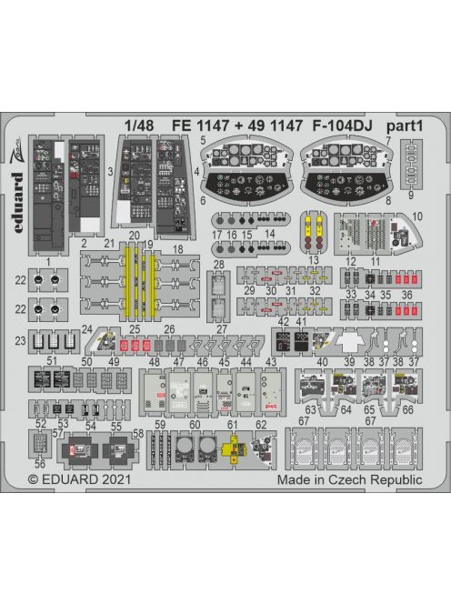 Eduard - F-104DJ 1/48 for KINETIC