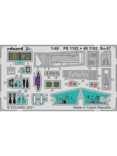 Eduard - SU-57 For Zvezda