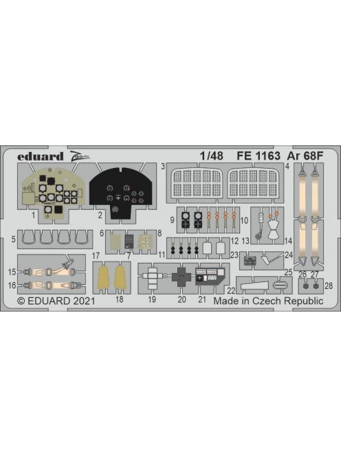 Eduard - Ar 68F for RODEN