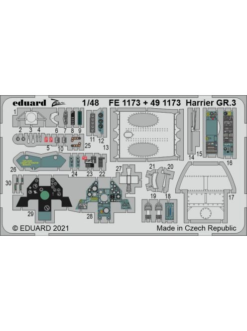 Eduard - Harrier GR.3 for KINETIC