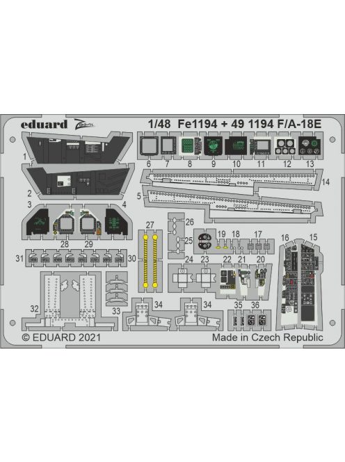 Eduard - F/A-18E 1/48 For Meng