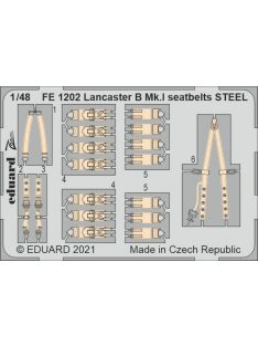 Eduard - Lancaster B Mk.I seatbelts STEEL for HKM