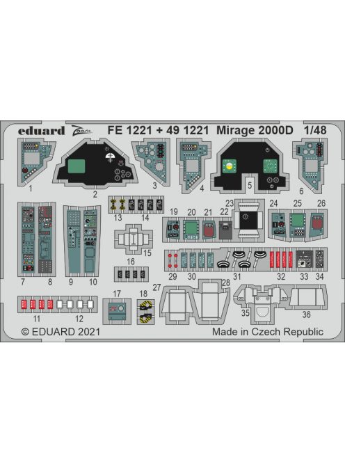 Eduard - Mirage 2000D 1/48 KINETIC