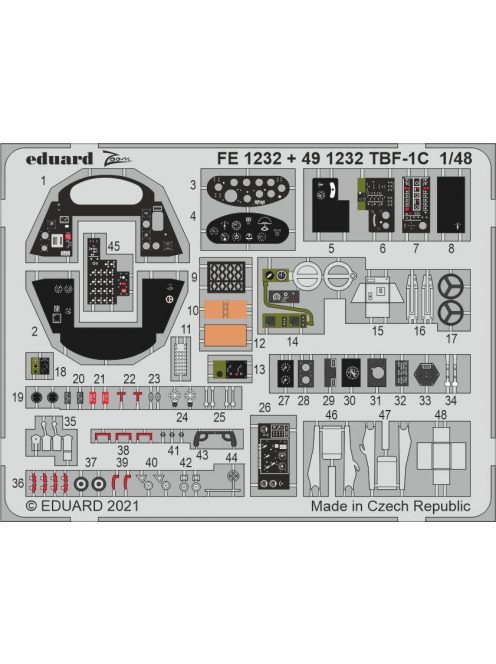 Eduard - Tbf-1C, For Academy