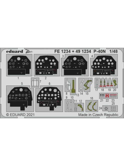 Eduard - P-40N, For Academy