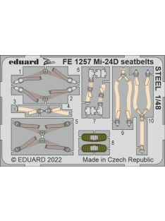 Eduard - Mi-24D Seatbelts Steel For Trumpeter