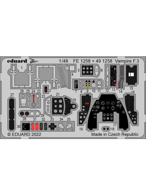 Eduard - Vampire F.3 for AIRFIX