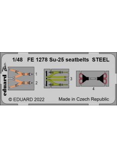 Eduard - Su-25 seatbelts STEEL 1/48